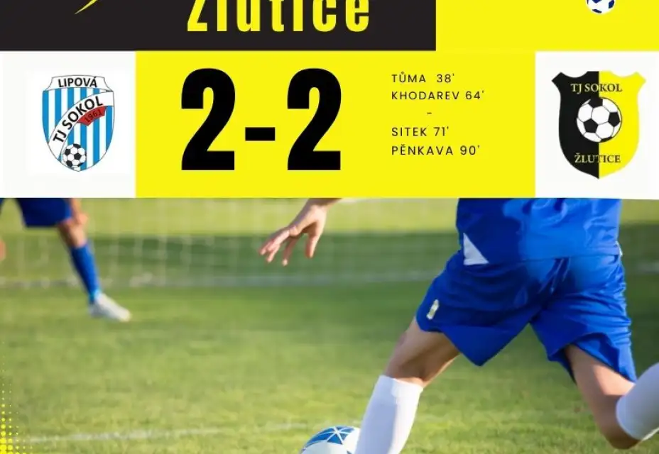 Pouze remíza v Lipové
