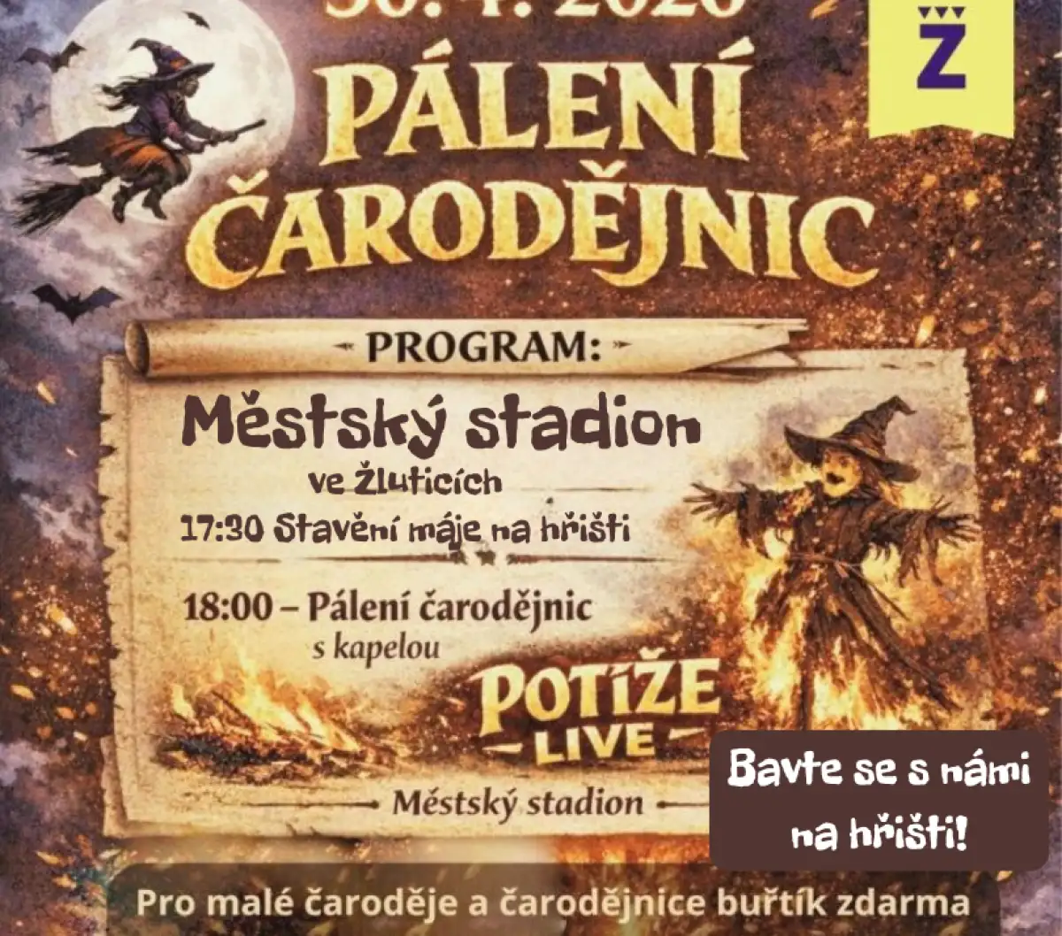 Čarodějnice na hřišti